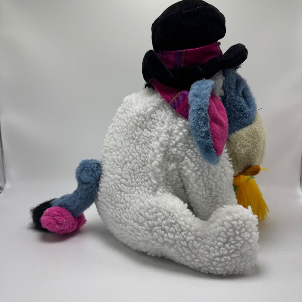 Disney Eeyore Snowman Plush 11" Winnie The Pooh & Friends Christmas Winter - Picture 6 of 10